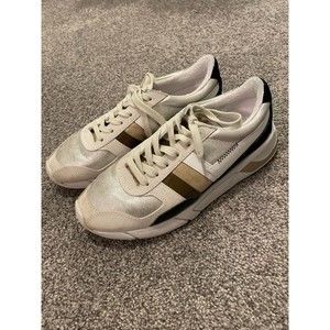 Gola White and Tan Sneakers